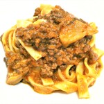 280309263 - ポルチーニ茸のミートソース 手打ちパスタ タリアテッレ