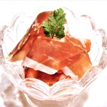 トラットリア・アルベロ - イチゴと生ハムのカッペリーニ