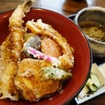 手打ちそば処 淡淡 - 天丼セット1220円≪2014.6月≫