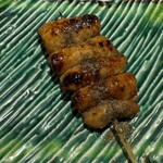 焼鳥 町子 - 合鴨皮（山椒）