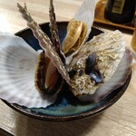 焼き鳥 でん - ホタテ