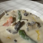 ル・シノワ 花栞 - ◉ 鮑のクリーム煮