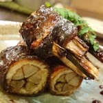 食堂 おがわ - うなぎの八幡巻
      
      バリっぱりの皮にうなぎの旨味が牛蒡にしゅんでめっちゃ旨し！