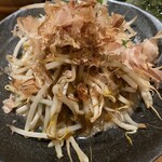 居酒屋でいりぐち - もやしともずくのチャンプルー。もやしシャキシャキ　これまたお出汁絶妙