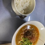 坦々麺 錦ちゃん - ライス付き