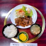 ファミリーハウス みちのく - 牛生姜焼定食