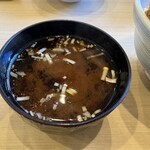 とんかつ 丸七 - みそ汁