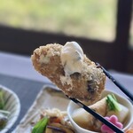 一路堂カフェ - 舞茸を牡蠣に見立てた精進カキフライ