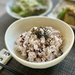 一路堂カフェ - 雑穀米