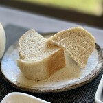 一路堂カフェ - 自家製フォカッチャ