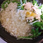 幸楽苑 - 背脂投入