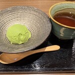 炭火手焼き鰻 堀忠 - シャーベットでサッパリです^_^