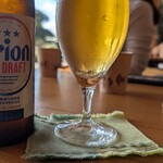 てぃーち - 瓶ビール　+100円（ぐなー定食のドリンクを変更）