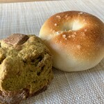 コナ モーレ - 抹茶ホワイトチョコスコーン＆塩