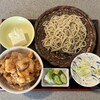 うさぎ庵 - かきあげ天丼セット ¥1,300