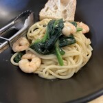 かじゅある いたりあん PePe - 小エビとほうれん草の柚子胡椒バター