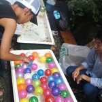 葉山 日影茶屋 - 金魚すくい ヨーヨー釣り