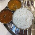 サウスパーク 浅草店 - サンバル、ラッサム、ライス