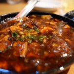 小皿中華料理 マルチュー - 辛さは5段階から選べます。これは「4」。