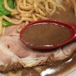 自家製麺 麺や 六等星 - スープ