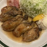 かつれつ四谷たけだ - カキバター焼定食 ¥1,900