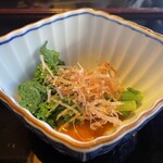 本むら庵 - 菜の花辛子和え