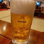 菜華楼 - 生ビール