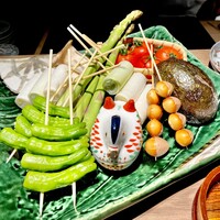厳選焼鳥 一石三鳥 本店 -  20250109籠盛り野菜（1種セレクト）