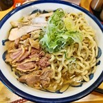 肉そば てノ字 - 鳥中華（冷たいスープ、大盛り麺400グラム）
