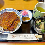 新玉亭 - 特上丼＋きも吸い