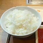 焼肉ライク - ミックスカルビセットのごはん (2025.07.10)