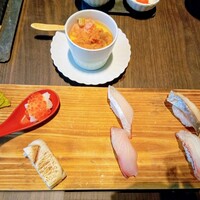 小野の離れ 博多本店 - 離れの特選握り６貫