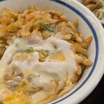 山田うどん - 山田セット　かき揚げ丼