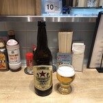 街かど酒場 さんたろう - 立ち飲みカウンター席だけ注文できる赤星