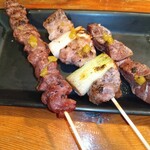 馬肉酒場 馬鹿うま精肉店 - 馬串焼き 柚子胡椒塗り