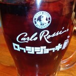 馬肉酒場 馬鹿うま精肉店 - 酒場ジョッキワイン(赤ワイン)