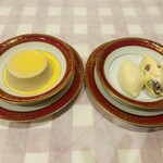 サラマンジェ ド イザシ ワキサカ - ブランマンジェとアイス2種