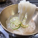 焼肉たまき - すだち冷麺ハーフ