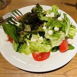 トラットリア ヴィヴァーチェ - 生野菜とモッツァレラのサラダ 880円