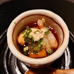 日本料理 馳惣 - 胡麻豆腐、湯葉餡かけ