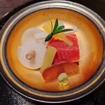 日本料理 馳惣 - マグロ、紋甲イカ、カラスミ