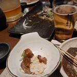 龍馬街道 品川 - 料理の一部ですが… おこわとマグロのマリネ