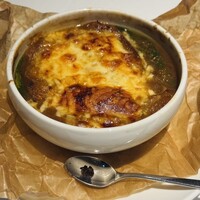 BEEF STEAK CLUB KIYO GINZA - オニオングラタンスープ