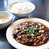 中華 臥龍梅 - ホルモン麻婆豆腐 定食（1,100円）