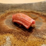 鮨 奥 - 戸井の鮪 中とろ