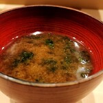 鮨 奥 - 蜆赤出し