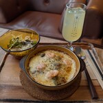 うのまち珈琲店 - 本日のドリアセット　1300円