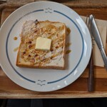 うのまち珈琲店 - メープルバタートースト　550円