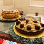 アピシウス - ◆ ワゴンデザート　栗のタルト、シュークリーム