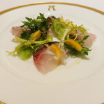 アピシウス - ◆真鯛のマリネは柑橘類と爽やかに